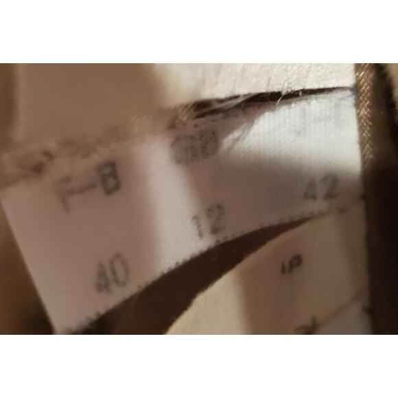 Authentic FENDI Wool Wrap Coat Sz 44 or 8 tall USA Made in Italy - Picture 12 of 16